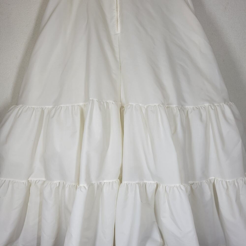 Vintage Wedding Dress Skirt Slip 1960s Womens Lace Victorian Ivory Lagenlook - Picture 6 of 9